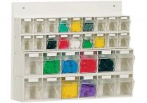 NW Klarsichtmagazin H410xB600xT108mm 18 x A,12 x B Ku.weiß LOCKWEILER (9000449651)