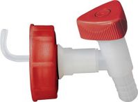 NW Auslaufhahn HD-PE 19mm Verschraubung DIN 60/61 lebensmittelbeständig HÜNERSDORFF (9000450248)