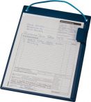 NW Auftragstasche m.Klettverschluss,Kordel u.Tasche DIN A4 blau VE 10 St. (9000451236)