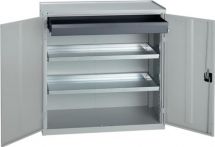 NW Werkzeug-/Beistellschrank H1000xB1000xT500mm 1Schubl.2BD lichtgrau STUMPF (9000452357)