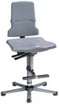 NW Arbeitsdrehstuhl Sintec C Bodengleiter+AufstiegshilfePP grau 580-850mm BIMOS (9000454008)