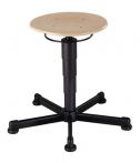 NW Drehhocker m.Bodengleitern Buche natur Sitz-H.460-630mm BIMOS (9000454130)