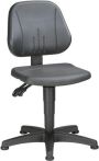 NW Arbeitsdrehstuhl Unitec Bodengleiter Integralschaum schwarz 440-620mm BIMOS (9000454172)