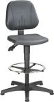 NW Arbeitsdrehstuhl Unitec Bodengleiter+Fußring Integralschaum schwarz 580-850mm (9000454178)