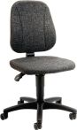 NW Arbeitsdrehstuhl Unitec Rollen Stoffpolster grau 440-620mm BIMOS (9000454183)