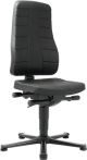 NW Arbeitsdrehstuhl Highline Bodengleiter Integralschaum schwarz 450-600mm BIMOS (9000454250)