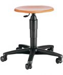NW Drehhocker m.Rollen Buche natur Sitz-H.420-550mm TOPSTAR (9000454313)
