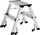 NW Klapptritt Stufen 2 Plattformhöhe 440mm Alu.fahrbar (9000460135)