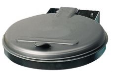 NW Abfallsammler B400xT510mm 120l Deckel silber (KS) VAR (9000466312)