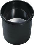 NW Papierkorb 12l H270xD.260mm m.Griffrand Ku.schwarz (9000468431)
