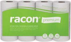 NW Küchenrolle racon Premium K-2 B220xL250ca.mm 2-lagig,perforiert weiß 4RL/PAK (9000469028)