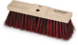 NW Straßenbesen Bahia/Elaston L.400mm m.2 Stiellöchern Sattelholz KRAFTPAKET (9000470140)