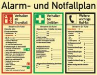 NW Alarm-/Notfallplan ASR A1.3/DIN EN ISO 7010/DIN 67510 L620xB480mm Ku. (9000477607)