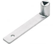 NW Dreikantschlüssel DIN 3223 o.Hak.Stahlguss verz.f.Absperrpfosten (9000490110)