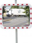 NW Verkehrsspiegel H600xB800mm Kunststoff,rot/weiß 22m (9000490231)
