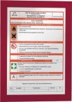 NW Magnetrahmen DIN A4 rot selbstklebende Rückenfolie 2 St./VE DURABLE (9000492410)