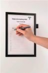 NW Magnetrahmen DIN A4 schwarz selbstklebend,Front offen 1St./Btl.DURABLE (9000492423)