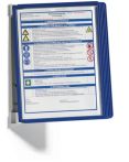 NW Wandhalter 5 Sichttafeln dunkelblau m.Profilrahmen DURABLE (9000492451)