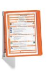 NW Wandhalter 5 Sichttafeln orange m.Profilrahmen DURABLE (9000492452)