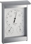 NW Wetterstation H215xB145xT70mm silber/weiß Aluminium/Kunststoff f.innen/außen (9000495041)