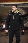 Terrax Softshell-Berufsparka Terrax Workwear - Schwarz/Limette