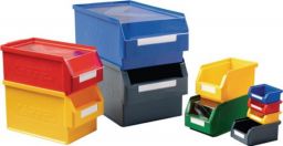 NW Sichtlagerkasten L290xB140xH130mm PE grün (9144428164)