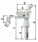 NW Torfeststeller Grauguss verz.6,5mm GAH (3000200605)