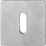 NW Schlüsselrosetten-Paar E848NS VA F69 Schildstärke 2mm OB quad. (3000203532)