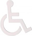 NW Symbol Barrierefrei 801.91.030 PA Farb-Nr.33 B.135mm H.150mm S.3mm HEWI (3000206392)