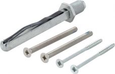 NW Bef-set.Sertos® K/G 50-55mm 4-KT.8x80 Schrauben M5x65+4,0x60 (3000209932)