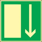 NW Rettungszeichen BGV A8 L148xB148mm Notausgang Ku. (3000277431)