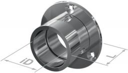 NW Schrankrohrlager 11216 MS verchr.Wandmont.D.25mm (3000282741)