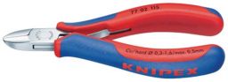 NW Elektronik-Seitenschneider L.130mm poliert 2-K.-Griffe Knipex (4000794259)