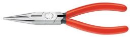 NW Radiozange DIN ISO 5745 L.140mm flach/rund ger.pol.Ku.-Überzug KNIPEX (4000810307)