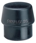 NW Schonhammerkopf SIMPLEX Kopf-D. 30mm Gum.schwarz mittelh.HALDER (4000811463)
