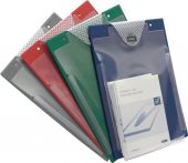 NW Auftragstasche m.Klettverschluss u.Kordel DIN A4 blau VE 10 St. (9000451240)