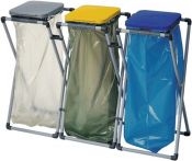 NW Abfallsammler H800xB400xT400mm 60/70l Deckel blau (9000466280)