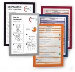 NW Magnetrahmen DIN A4 silber selbstklebende Rückenfolie 2 St./VE DURABLE (9000492405)