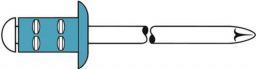 NW Blindniet PolyGrip® Nietschaft dxl 3,2x8,0mm VA 1000 St.GESIPA (4000813624)
