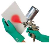 NW Chemiehandschuh Camatril Velours 730 Gr.7 grün EN 388,EN 374 Kat.III (4000371628)