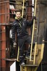 Terrax Pilotenjacke Terrax Workwear - Schwarz/Limette