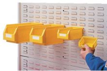 NW Etikett weiß m.Folie f.Sichtlagerkasten 5+6 100St./Btl. (9000428130)