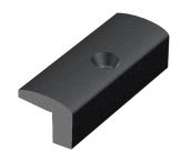 Megawood Randklammer schwarz inkl. Schrauben & Bit - 25 Stück