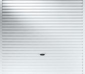 Novoferm Stahl Komfort Schwingtor Hamburg waagerechte Sicke - Verkehrsweiß