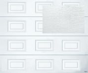 Novoferm Sektionaltor iso 45 Kassette Woodgrain Verkehrsweiß