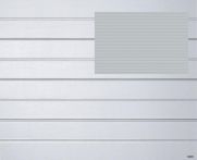 Novoferm Sektionaltor iso 45 Großsicke Satin Window Grey