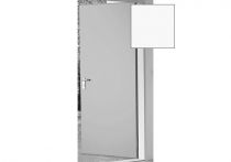 Novoferm Stahl Sicherheitstür NovoSecur E-S-6 3-D - Türelement mit Beschlägen - Verkehrsweiß