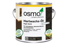 Osmo Hartwachs-Öl Effekt Silber incl. Rührholz