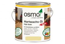 Osmo Hartwachs-Öl Rapid Weiß Transparent incl. Rührholz
