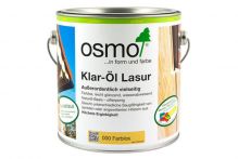 Osmo Klar-Öl-Lasur incl. gratis Pinsel